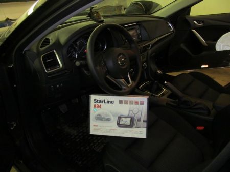 установка автосигнализации Mazda6 2013
